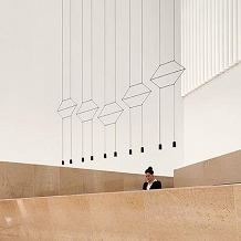 Vibia WIREFLOW LINEAL 0332 suspension